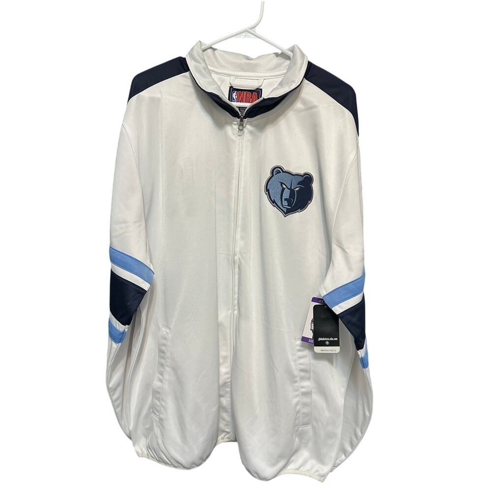 Memphis Grizzlies NBA Jacket G-III Sports Warm Up Track Zip Men's XXL‎